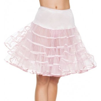 Pink Knee Length Petticoat #1 ADULT HIRE